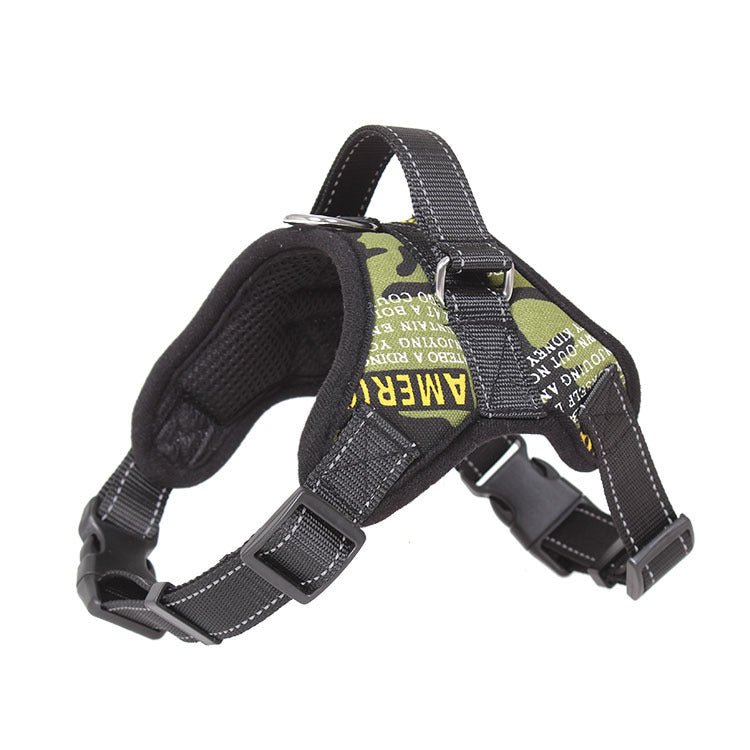 harnais anti traction selle camouflage