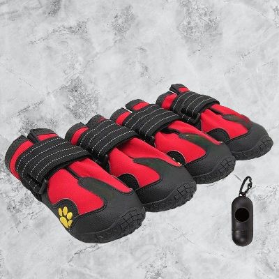  Chaussure pour chien PetDogShoes-rouge