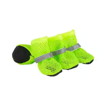 Chien avec Chaussure  Chien Protection Tout-Terrain -vert
