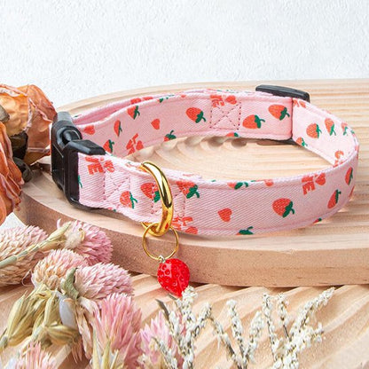 collier chien Frutty Splash rose fraise