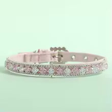 collier chien perles luxe cristal  - 4