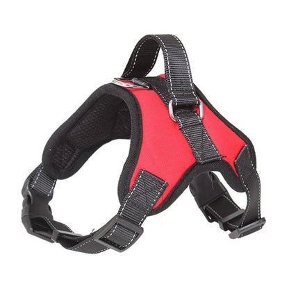 harnais anti traction selle rouge