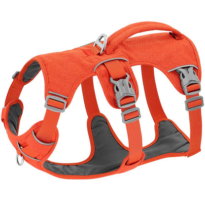 harnais pour chien anti-fuite orange