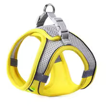 harnais pour petit chien- onfortable-jaune