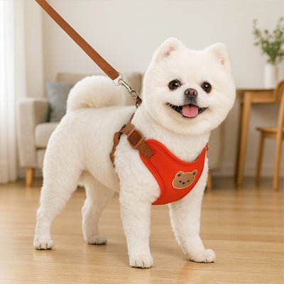 harnais pour petit chien cuttydog--rouge