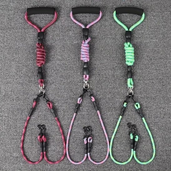 laisse double chien duowalk couleurs