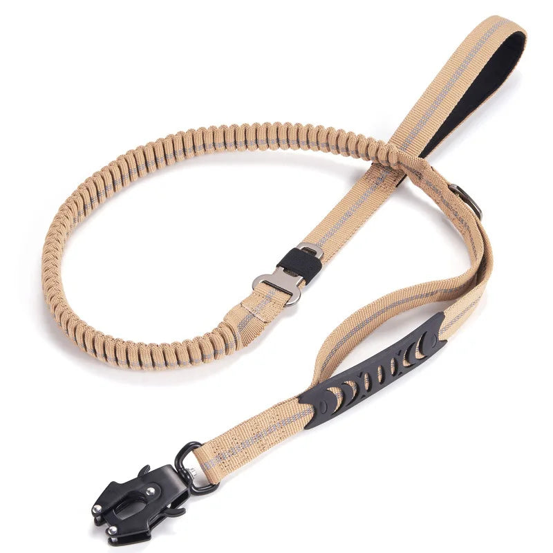 laisse pour chien frog-clip beige