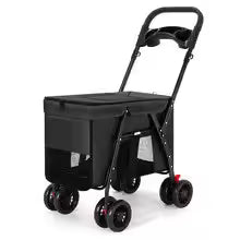 poussette pour chien Comfort Senior-noir