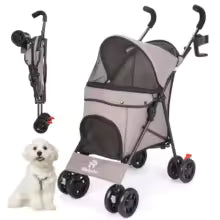 poussette pour chien ConfortMobility-beige