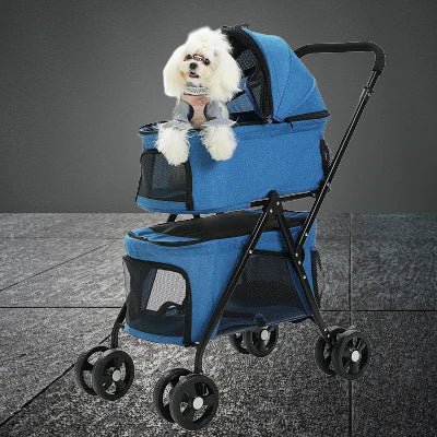 Poussette pour Chien - PetStroller™ - Bleu 