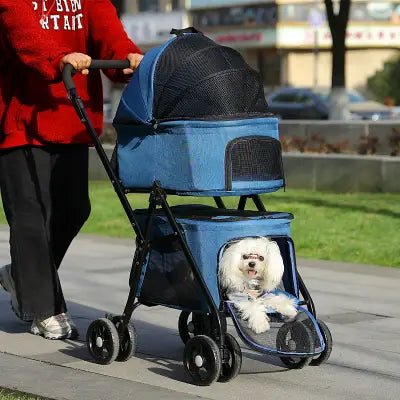 Poussette pour Chien - PetStroller™ - Bleu 