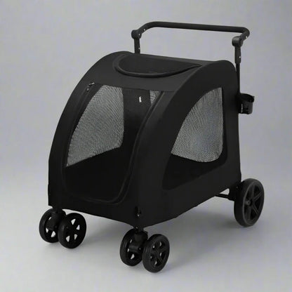 Poussette pour Chien - StrollyPet™ - Noir 